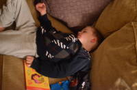 dsc_8354.jpg Devin is sacked out early after a red-eye flight followed by an exciting Christmas Eve.